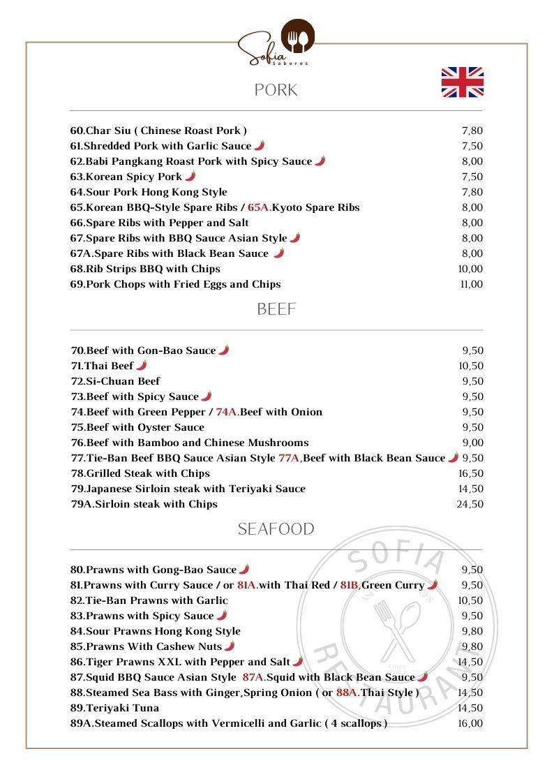 Sofia Restaurante Asiatico Sabores